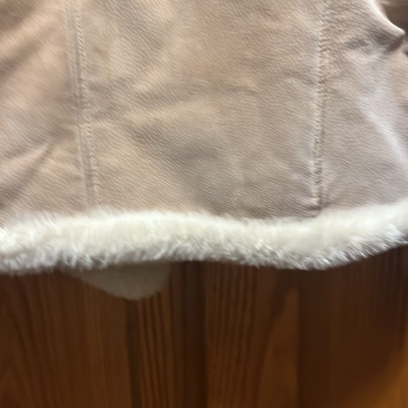 Express Coat leather upper With Fur size small could fit Medium - Picture 11 of 15